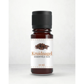 Brown glazen fles met zwarte dop etherische olie kruidnagel for natuurlijke olieblend